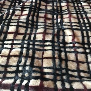 LUXURY BURBERRY  Mink and Cashmere Blanket